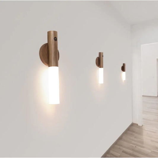 LED USB Wireless Wood Stick | Motion Sensor Wall Lamp